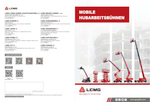 Piattaforme aeree articolate gommate LGMG  A09JE-2