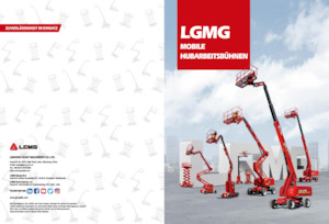 Piattaforme aeree articolate gommate LGMG  A13JE-LI