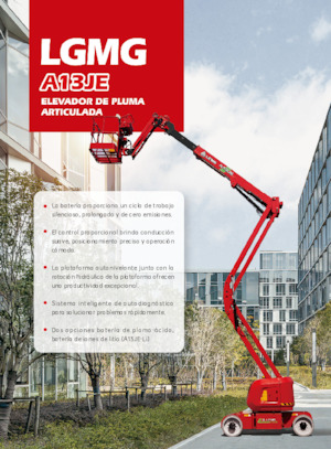 Piattaforme aeree articolate gommate LGMG  A13JE-LI