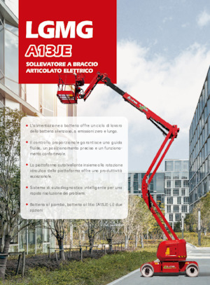 Piattaforme aeree articolate gommate LGMG  A13JE-LI