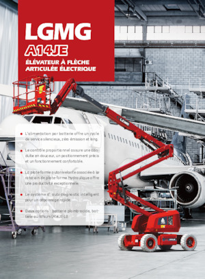 Piattaforme aeree articolate gommate LGMG  A14JE