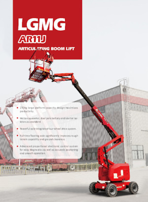 Piattaforme aeree articolate gommate LGMG  AR11J