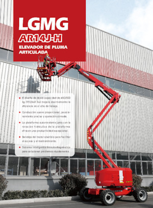 Piattaforme aeree articolate gommate LGMG  AR14J-H