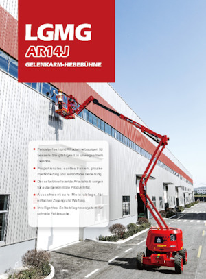 Piattaforme aeree articolate gommate LGMG  AR14J