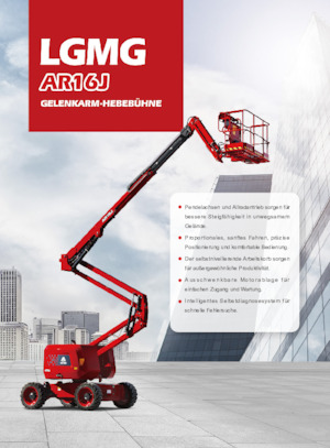 Piattaforme aeree articolate gommate LGMG  AR16J