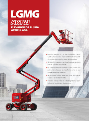 Piattaforme aeree articolate gommate LGMG  AR16J