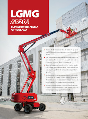 Piattaforme aeree articolate gommate LGMG  AR20J