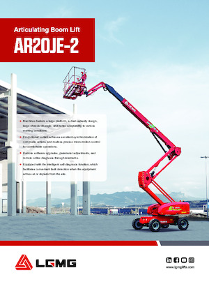 Piattaforme aeree articolate gommate LGMG  AR20JE-2