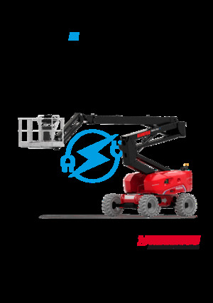Piattaforme aeree articolate gommate Manitou ATJ 60 e