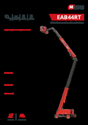 Piattaforme aeree articolate gommate MAGNI EAB44RT