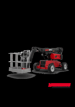 Piattaforme aeree articolate gommate Manitou MAN'GO 12