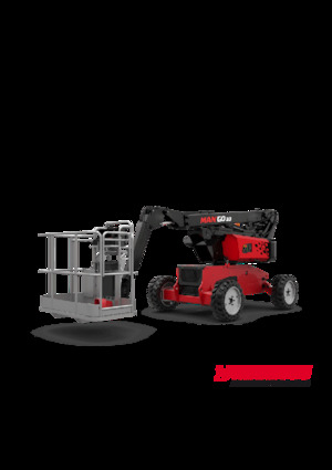 Piattaforme aeree articolate gommate Manitou MAN'GO 33