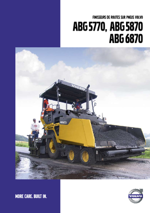 Finitrici stradali gommate Volvo ABG6870