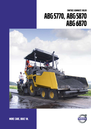 Finitrici stradali gommate Volvo ABG6870