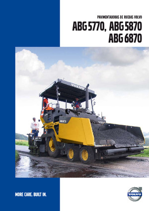 Finitrici stradali gommate Volvo ABG6870