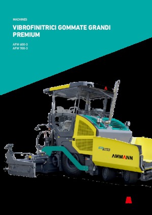 Finitrici stradali gommate Ammann AFW 600-3