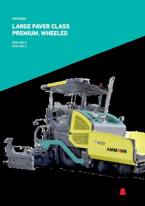 Finitrici stradali gommate Ammann AFW 700-3