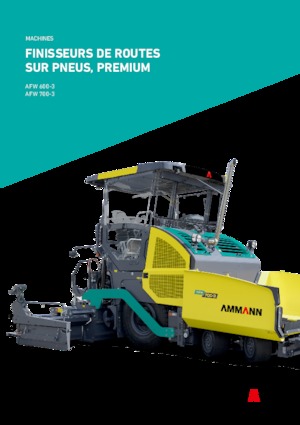Finitrici stradali gommate Ammann AFW 700-3
