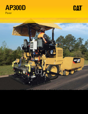 Finitrici stradali gommate Caterpillar AP300D