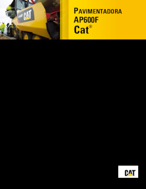 Finitrici stradali gommate Caterpillar AP600F
