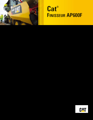 Finitrici stradali gommate Caterpillar AP600F