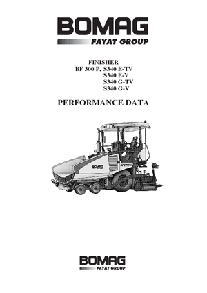 Finitrici stradali gommate Bomag BF 300 P-S 340-2