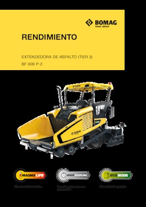 Finitrici stradali gommate Bomag BF 600 P-2 S 500