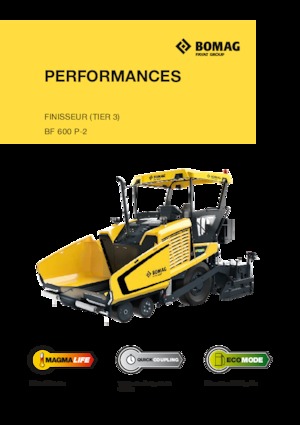 Finitrici stradali gommate Bomag BF 600 P-2 S 600