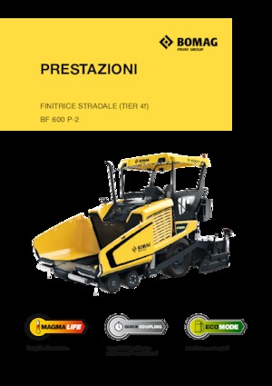 Finitrici stradali gommate Bomag BF 600 P-2 S 500