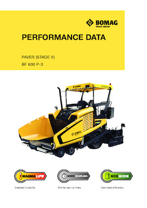 Finitrici stradali gommate Bomag BF 600 P-3 S 600