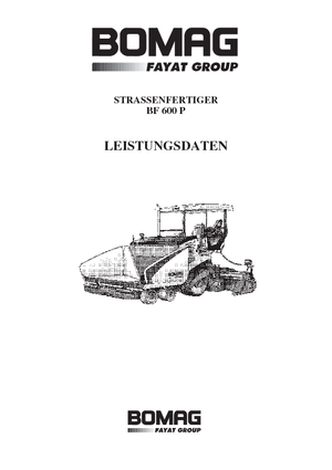 Finitrici stradali gommate Bomag BF 600 P-HSE