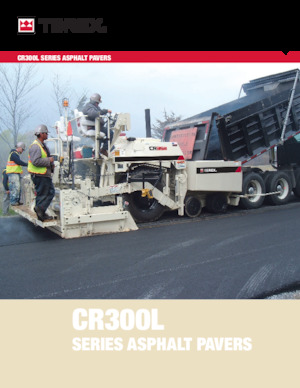 Finitrici stradali gommate Terex CR300L