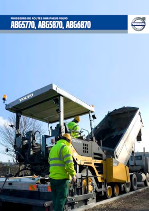 Finitrici stradali gommate Volvo P6870C ABG