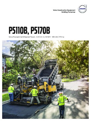 Finitrici stradali gommate Volvo P5170B