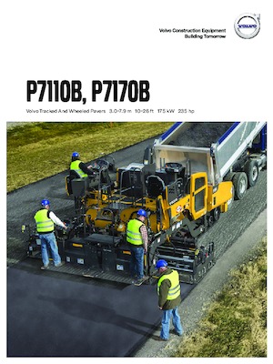 Finitrici stradali gommate Volvo P7170B