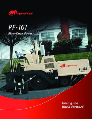 Finitrici stradali gommate Blaw-Knox PF 161