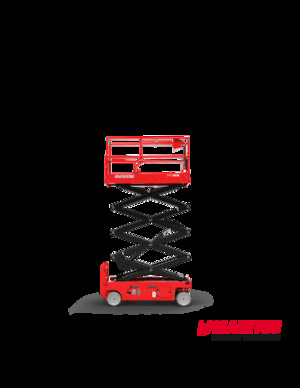 Piattaforme aeree verticali a pantografo su ruote Manitou 100 SEC S3