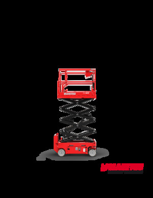 Piattaforme aeree verticali a pantografo su ruote Manitou 78 SEC S3