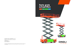 Piattaforme aeree verticali a pantografo su ruote Dingli JCPT1823DCL2