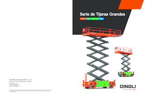 Piattaforme aeree verticali a pantografo su ruote Dingli JCPT1823RTB