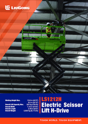 Piattaforme aeree verticali a pantografo su ruote Liugong LS1212H