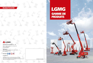 Piattaforme aeree verticali a pantografo su ruote LGMG  S0812EII 