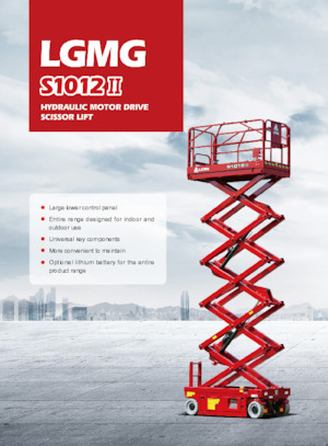 Piattaforme aeree verticali a pantografo su ruote LGMG  S1012II-Li