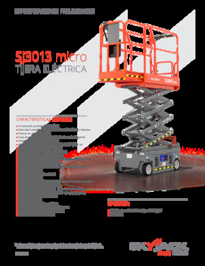 Piattaforme aeree verticali a pantografo su ruote Skyjack SJ3013 micro 