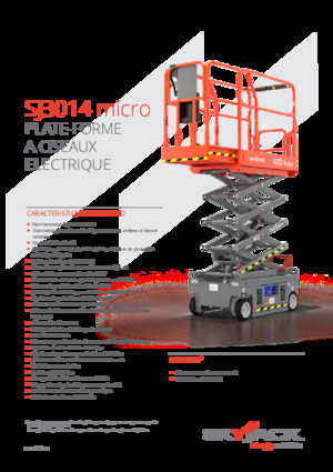 Piattaforme aeree verticali a pantografo su ruote Skyjack SJ3014 