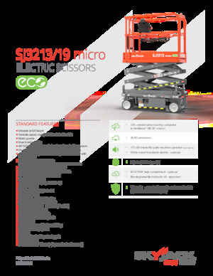 Piattaforme aeree verticali a pantografo su ruote Skyjack SJ3213 micro