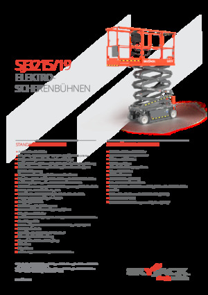 Piattaforme aeree verticali a pantografo su ruote Skyjack SJ3219 