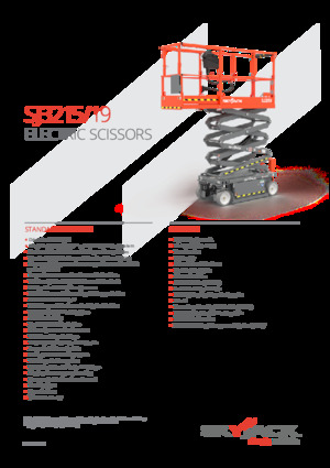 Piattaforme aeree verticali a pantografo su ruote Skyjack SJ3219 