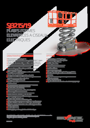 Piattaforme aeree verticali a pantografo su ruote Skyjack SJ3219 