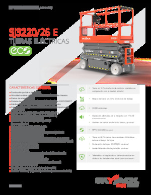 Piattaforme aeree verticali a pantografo su ruote Skyjack SJ3226E